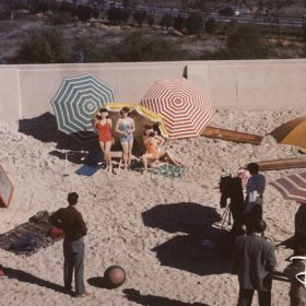 beach movie set