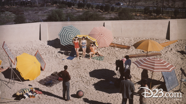 beach movie set