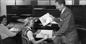 Ginni Mack and Walt Disney