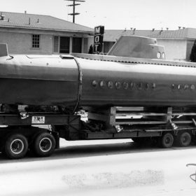 Submarine on the way to Disneyland