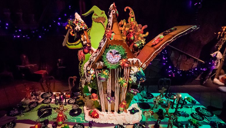 Haunted Mansion Holiday Oogie Boogie gingerbread house