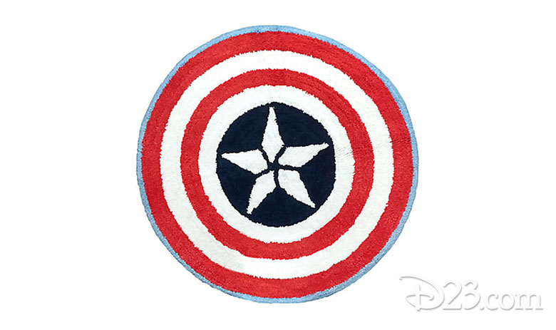 Captain America Shield Bath Rug