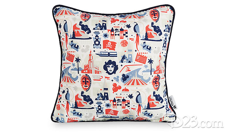 Disney Parks Icons Pillow