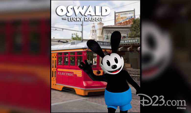 Oswald the Lucky Rabbit at Disney California Adventure