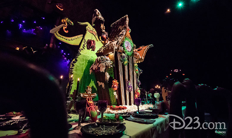 Haunted Mansion Holiday Oogie Boogie gingerbread house