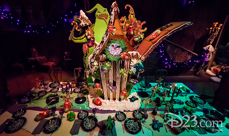 Haunted Mansion Holiday Oogie Boogie gingerbread house