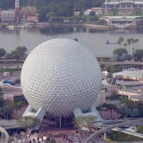 Epcot aerial view