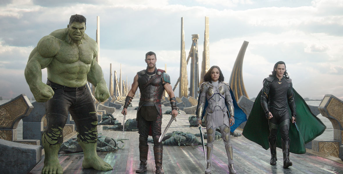 Marvel Studios - The casts of Thor Ragnarok and Black