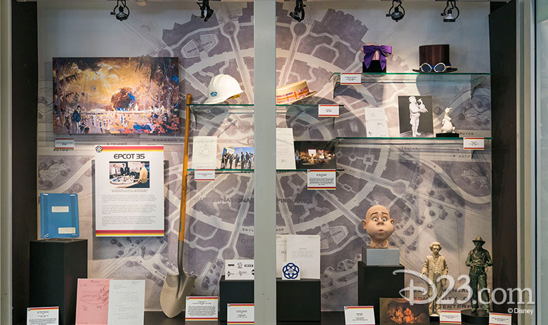 Epcot 35 exhibit by The Walt Disney Archives