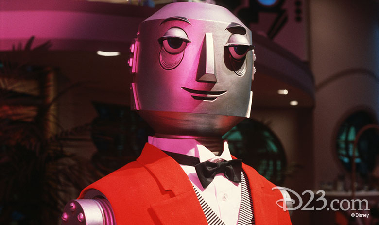 Robot butler audio-animatronic