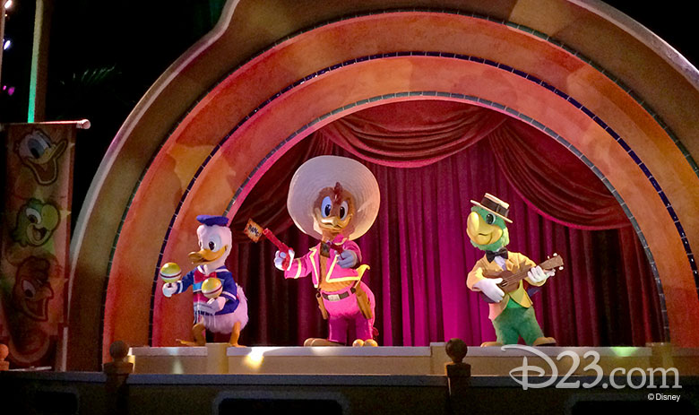 The Three Caballeros audio-animatronics