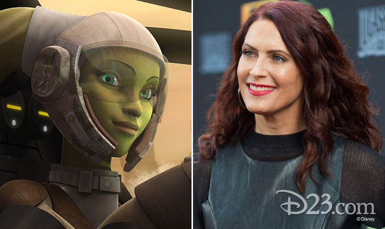 Hera Syndulla and Vanessa Marshall