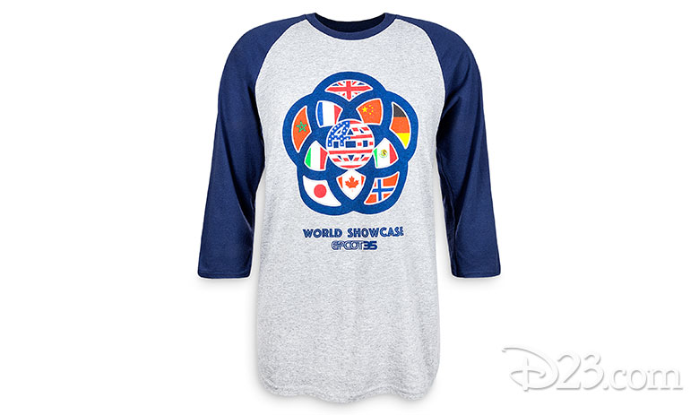 Epcot 35th Anniversary Raglan T-Shirt for Men—Walt Disney World