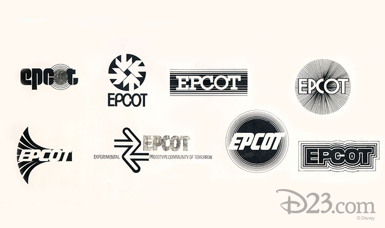 Epcot Center logo concepts