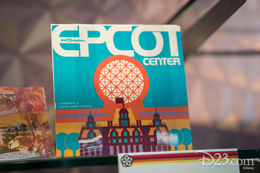 Epcot 35 exhibit by the Walt Disney Archives