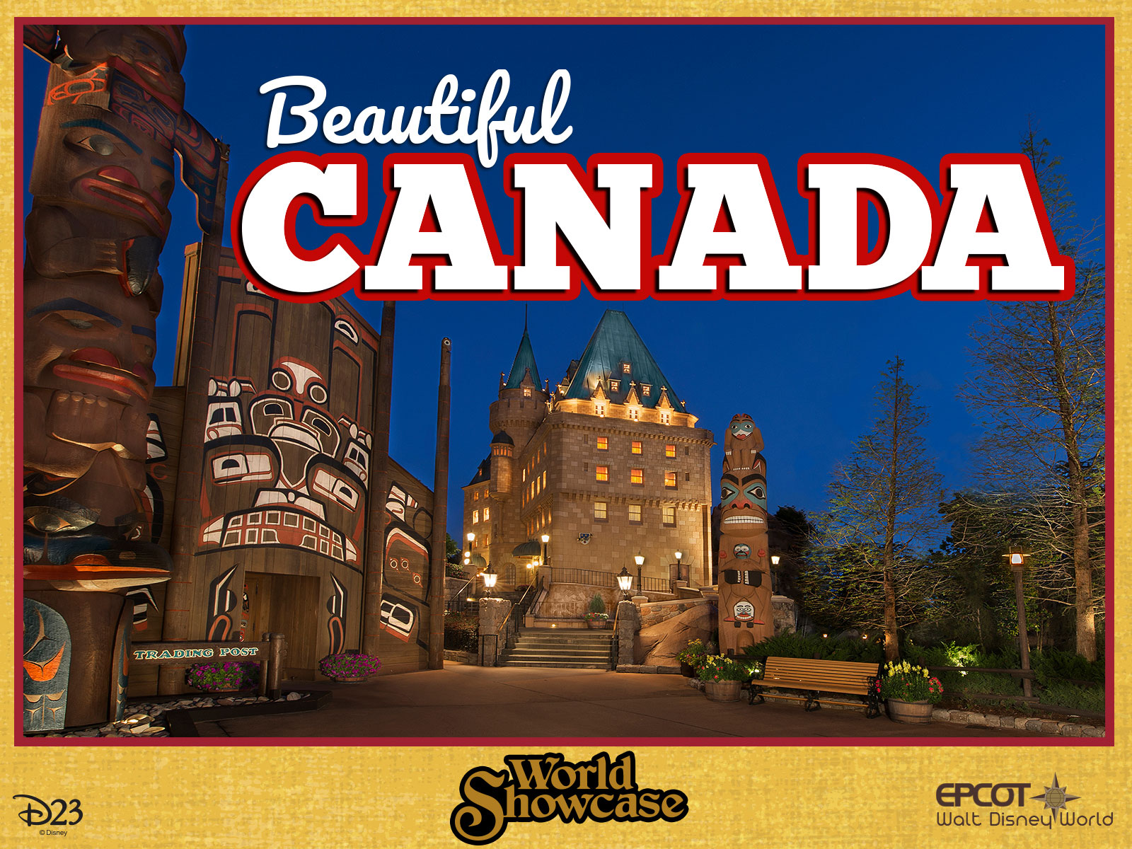 Canada pavilion postcard