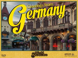 Germany pavilion postcard
