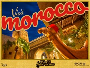 Morocco pavilion postcard