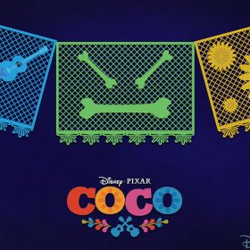 Celebrate Disney•Pixar’s Coco with These Papel Picado-Inspired Wallpapers