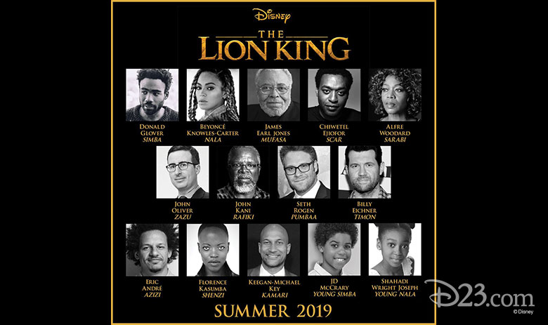 The Lion King cast