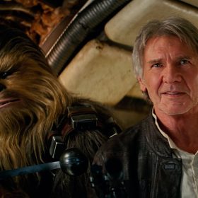 Chewbacca and Han Solo from The Force Awakens