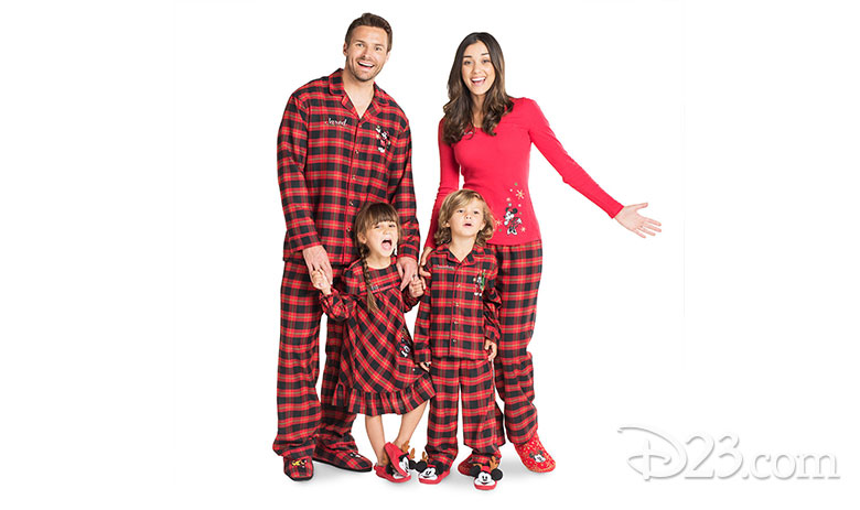 Mickey and Minnie Plaid Holiday Collection
