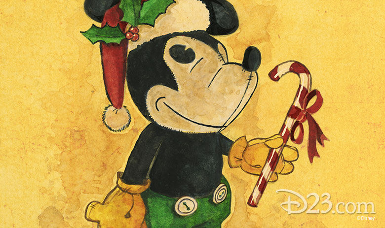 D23 Days of Christmas Disney artist holiday art