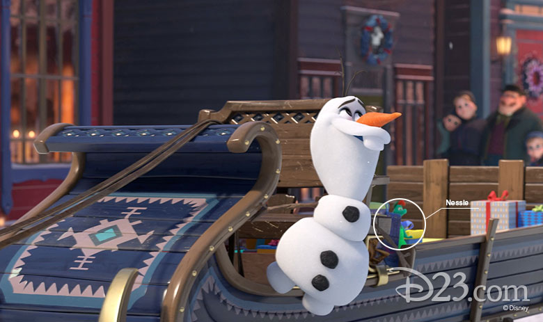 Olaf's Frozen Adventure easter eggs