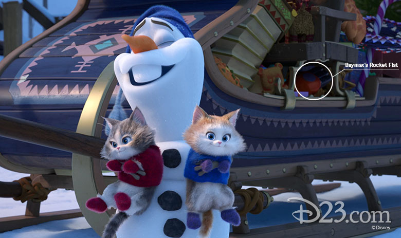 Olaf's Frozen Adventure easter eggs