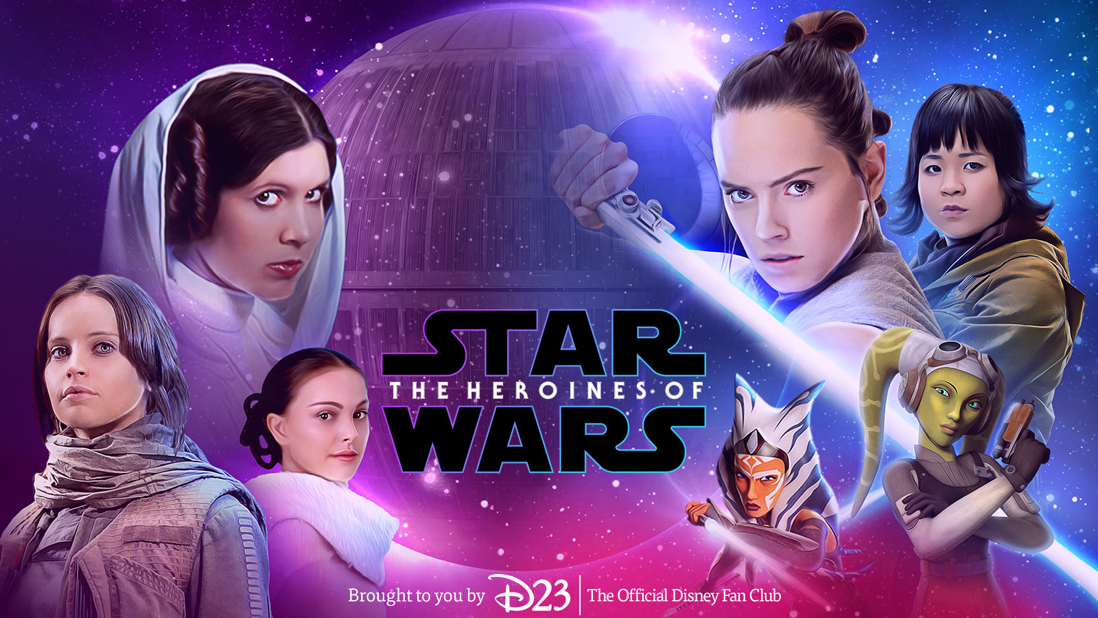 Star Wars Heroines Wallpapers for Your Desktop, Tablet or Phone - D23