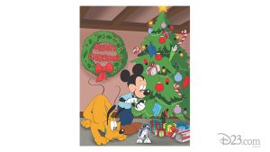 D23 Days of Christmas Disney artist holiday art