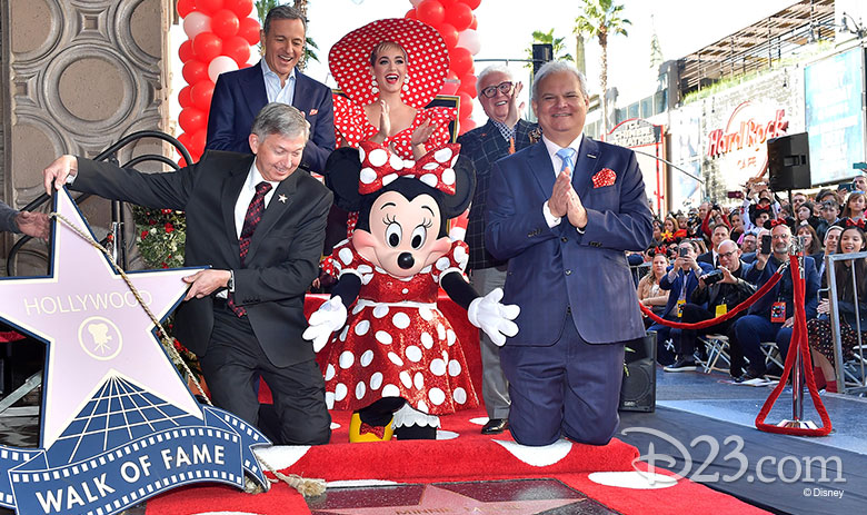 minnie mouse walk of fame