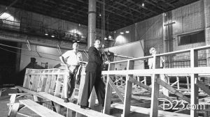 Walt Disney Reviews Columbia Sailing Ship Construction - D23