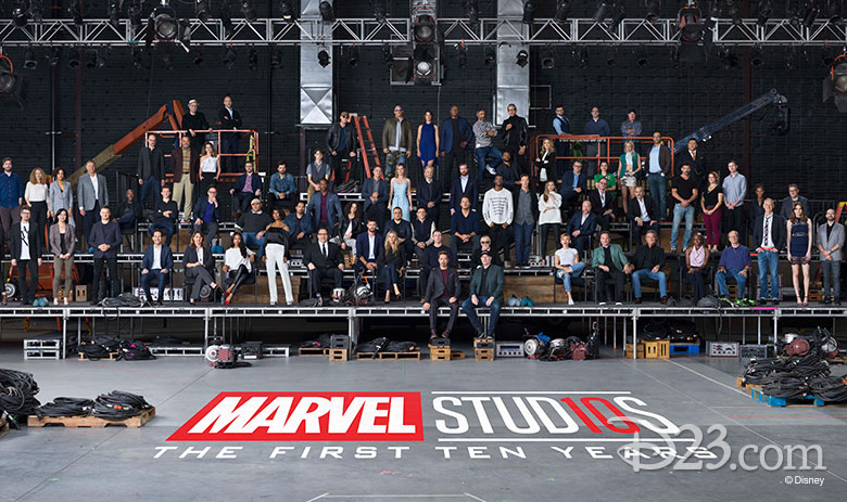 Marvel Cinematic Universe 10th anniversary class photo