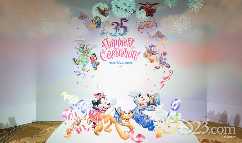 Tokyo Disney Resort's 35th anniversary exhibit