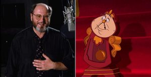 David Ogden Stiers and Cogsworth