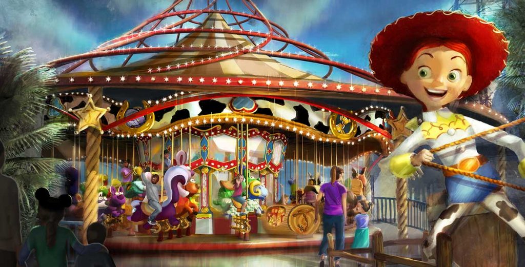 Jessie’s Critter Carousel Joins a Roundup of New Transformations at Pixar Pier