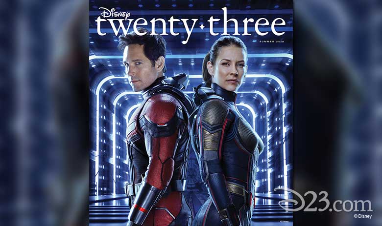 Disney twenty-three Summer 2018 Ant-Man and the Wasp cover