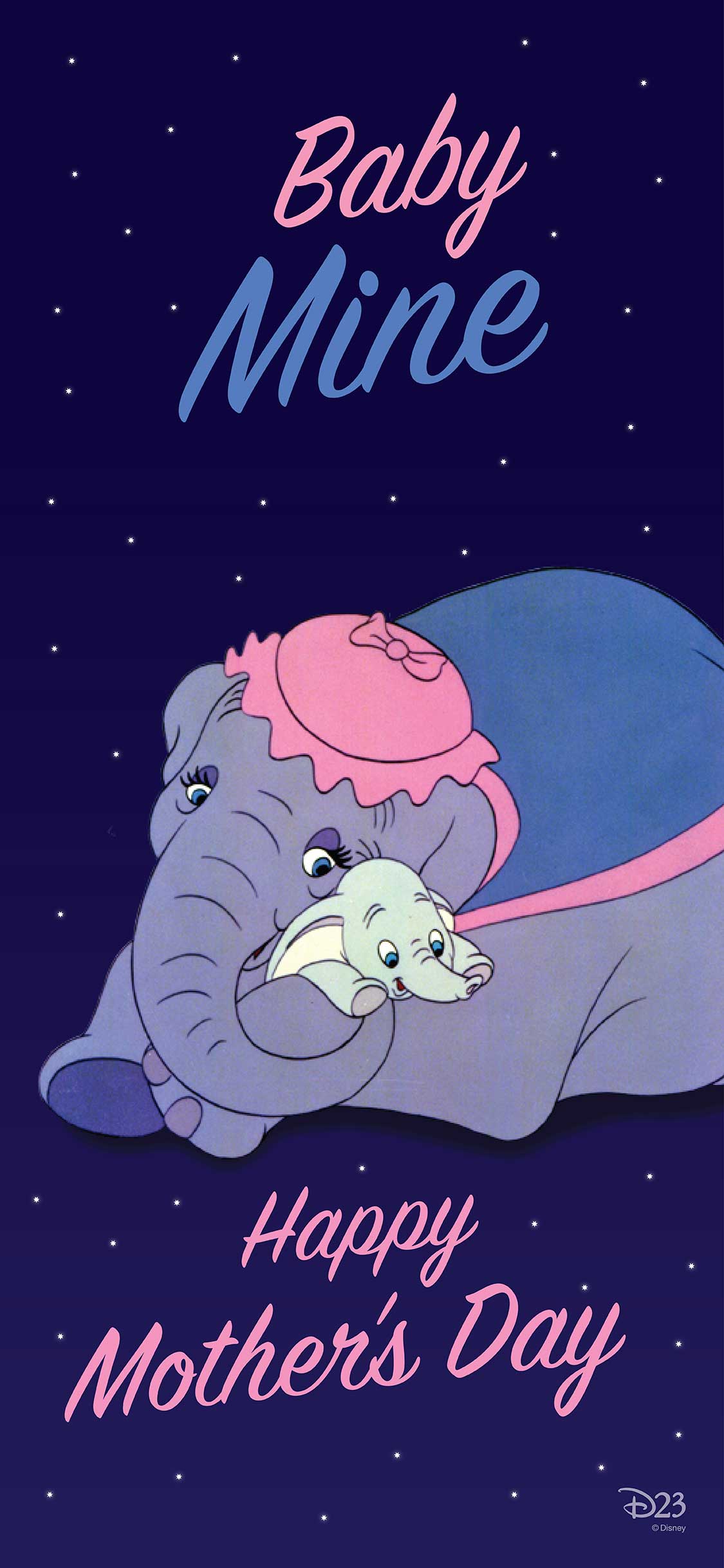 phone disney mother mothers wallpapers moms iphone backgrounds dumbo celebrate inspired elephant d23 happy cell