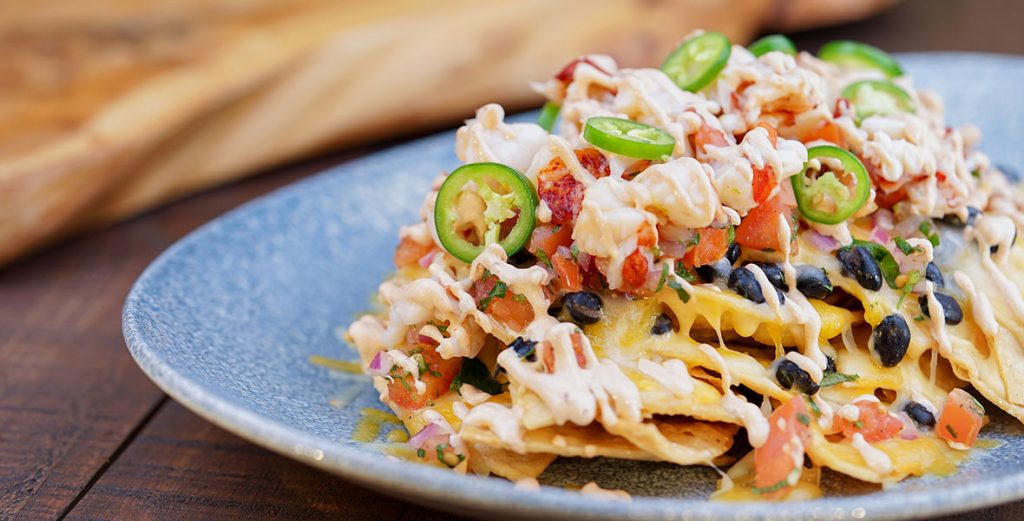 Lobster Nachos from Lamplight Lounge