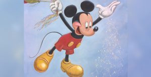 Mickey Mouse Portrait "Spreading Happiness around the World"