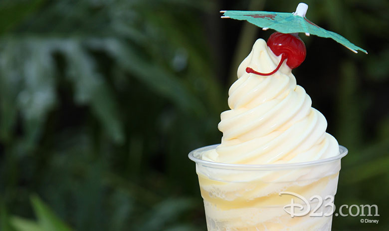 Dole Whip - non-dairy treats at Disney Parks