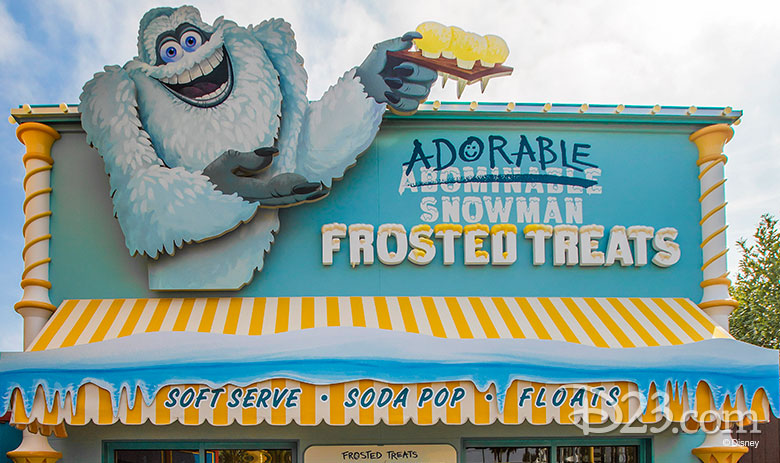 Adorable Snowman Frosted Treats - non-dairy treats at Disney Parks