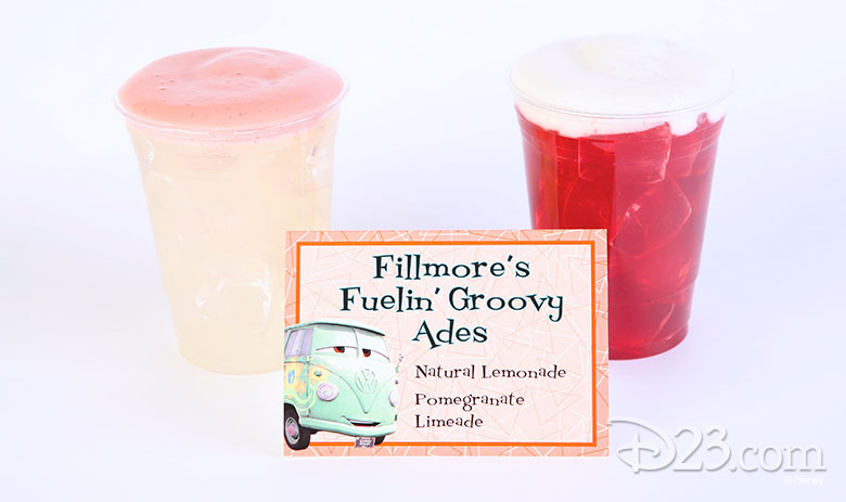 Fillmore's Fuelin' Groovy Aides - non-dairy treats at Disney Parks