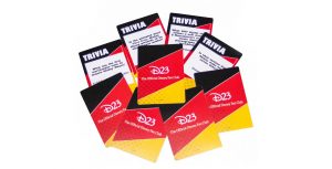 D23 party kit trivia cards