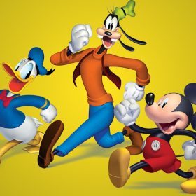 Mickey and friends