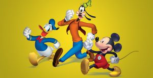 Mickey and friends