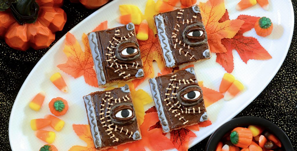 Spell Book Graham Cracker Frosting Sandwiches