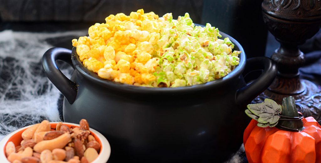 Sweet and Savory Spooktacular Popcorn