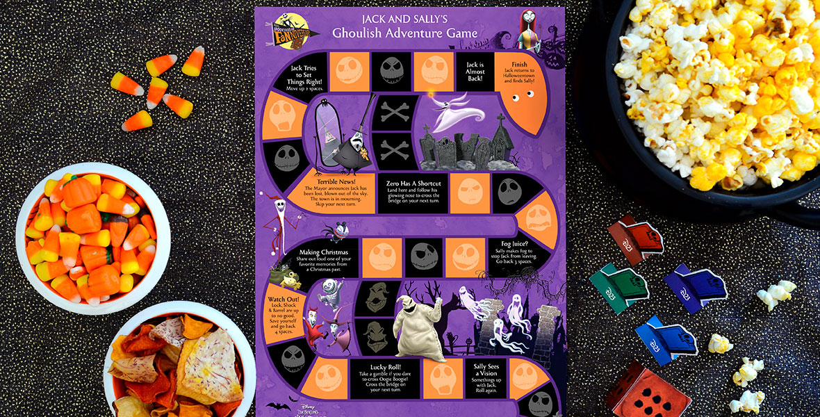 Spooktacular Fanniversary crafts nightmare board game